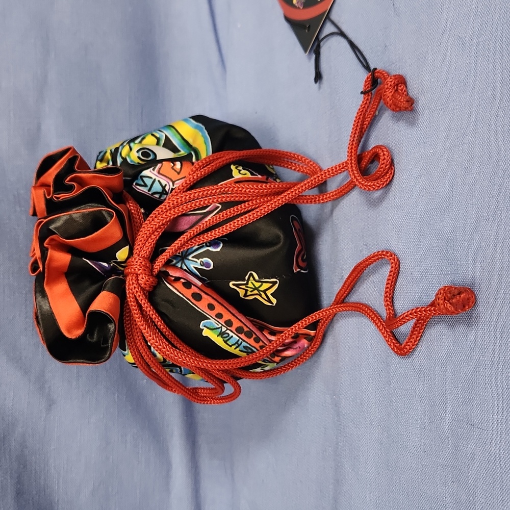 NIP Brighton Love Scribble Drawsting Jewelry Pouch Style D30189